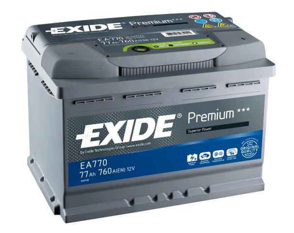 Exide akku adatlap